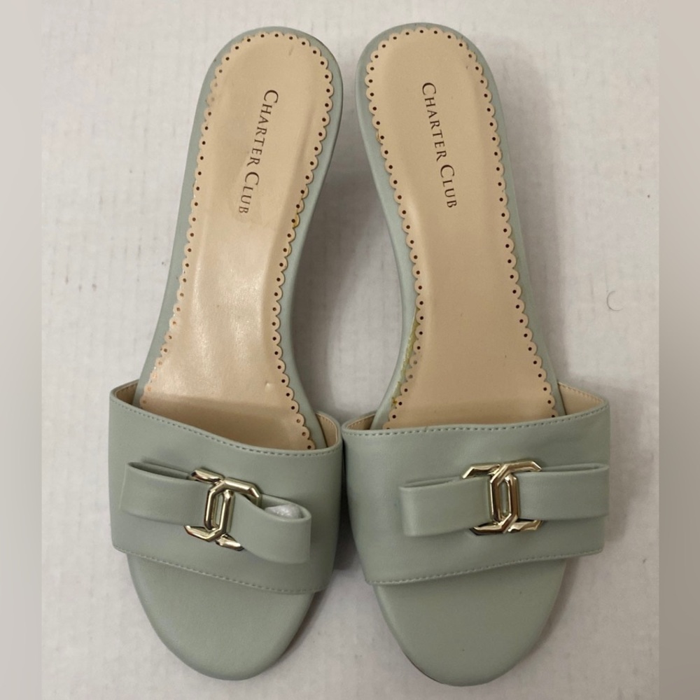 NWT  Charter Club ( Macys brand) Mint color size 9